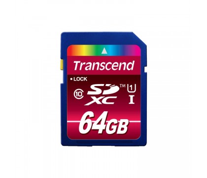 TRANSCEND 64GB SDXC CLASS10 MEMORY CARD